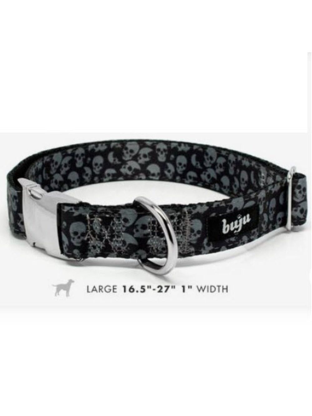 skulls heavy duty Large dog collar - Picture 2 of 2